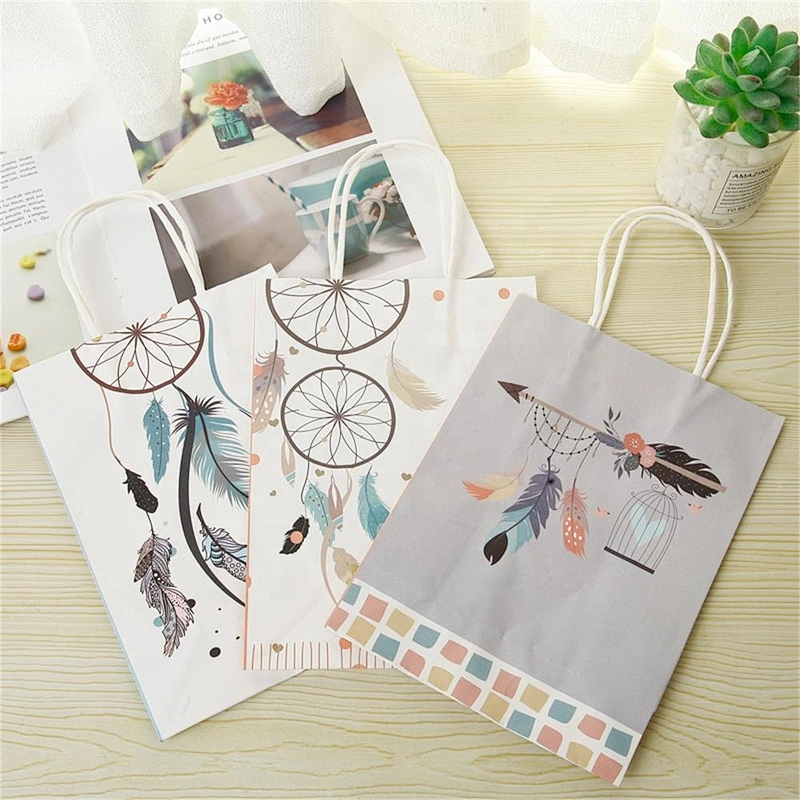 Carry Bag Paper Bags Craft Paper Customize Design Shopping Paper Bag Printing