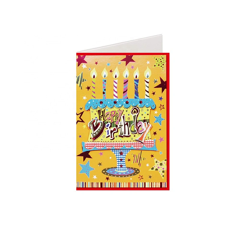 Myway Greeting Card Printing Customized Blank Handmade Tamil Love Greeting Card Cartoon Gift Custom Letters Europe Craft Toxic