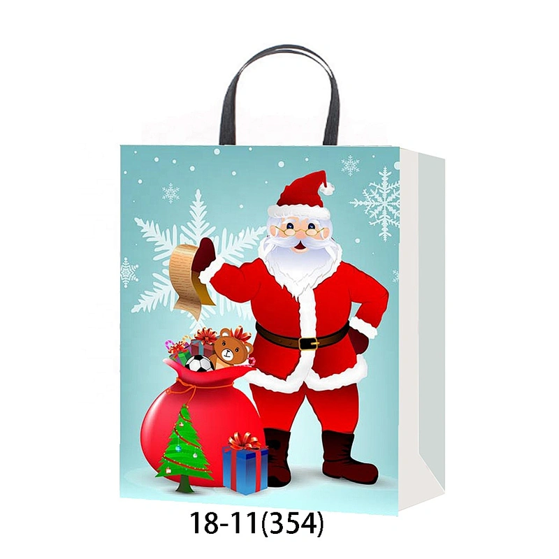 Professional china supplier Hand Length Handle Bag Good style Various Christmas gift bag Packaging