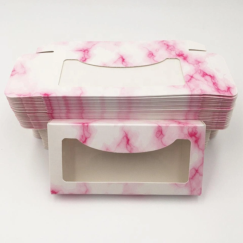 Hot sales clear window printing box for packing eyelash and other jewelry and gifts