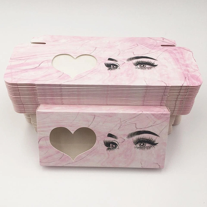 Hot sales clear window printing box for packing eyelash and other jewelry and gifts