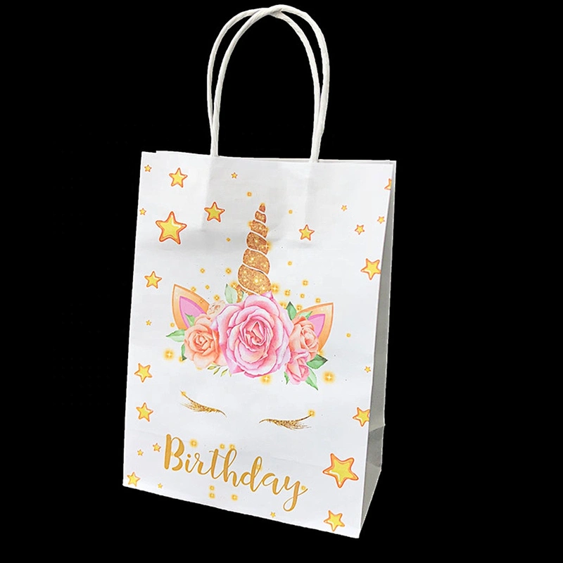 Paper Shopping Bag Craft Paper Bags  Packaging With Logo  Crafting Bags