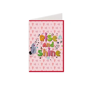 Myway Greeting Card Printing Customized Blank Handmade Tamil Love Greeting Card Cartoon Gift Custom Letters Europe Craft Toxic