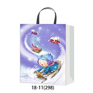 Latest china new model Recyclable packaging Bag Good style Various Christmas gift bag Packaging