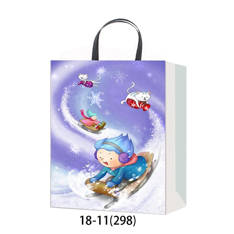 Latest china new model Recyclable packaging Bag Good style Various Christmas gift bag Packaging