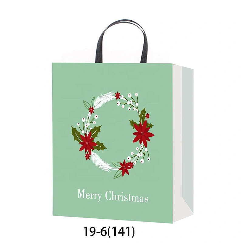 New selling superior quality Offset printing packaging Bag Good style Various Christmas gift bag Packaging