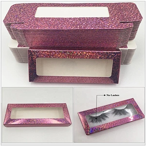 hot sales paper box foldable  for packaging eyelash and other jewelry