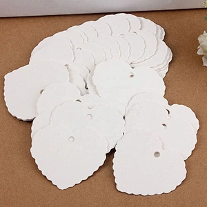 Surprise price hot sales gift tags with heart shape kraft paper for packing gifts