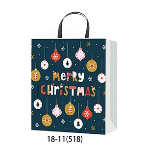New arrived high quality fashion gift packaging Bag Good style Various Christmas Coated Paper bag Packaging
