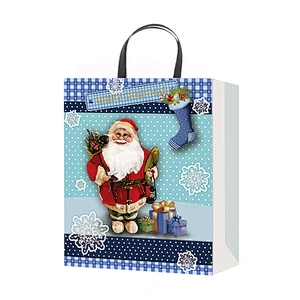Paper Bag Gift Bags Christmas With  Customized Logo Gift Packaging Bag Various