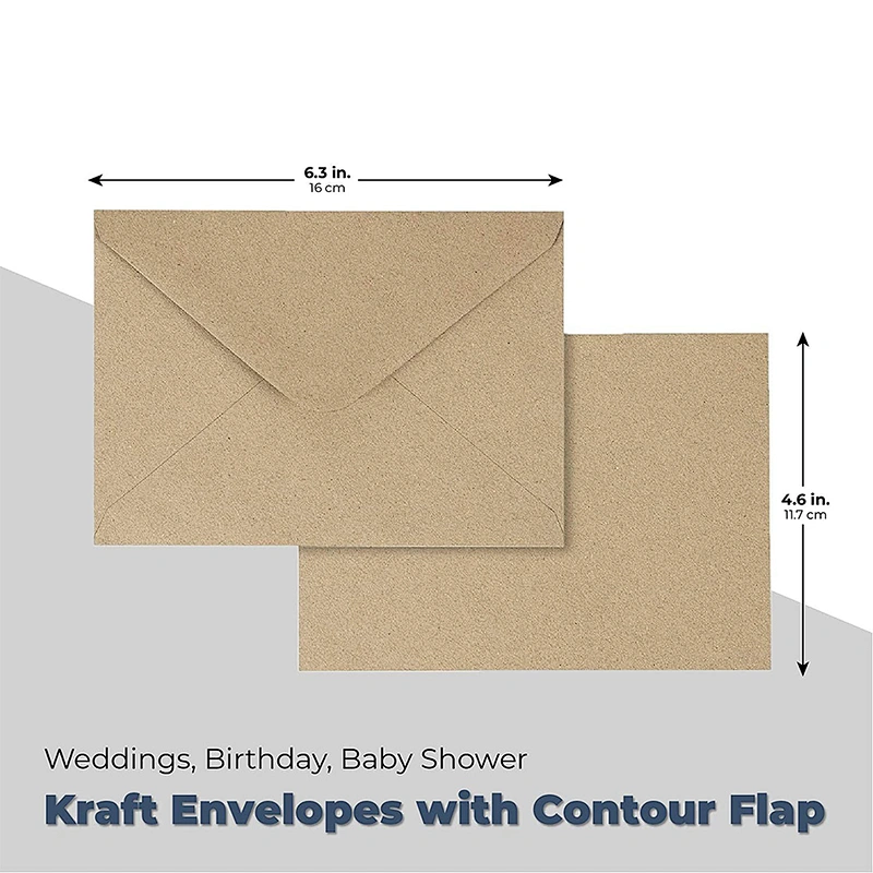 Wedding Custom Envelope  Paper  Office Blank Cards With Envelopes Printing Logo