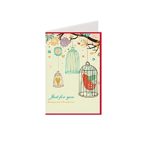 Myway Greeting Card Printing Customized Blank Handmade Tamil Love Greeting Card Cartoon Gift Custom Letters Europe Craft Toxic