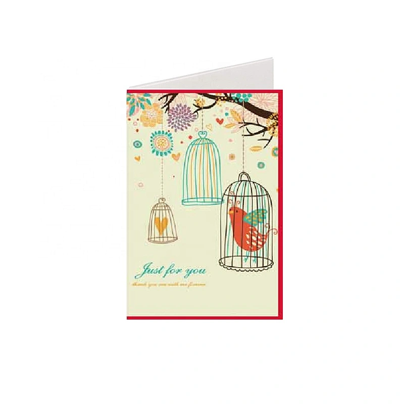 Myway Greeting Card Printing Customized Blank Handmade Tamil Love Greeting Card Cartoon Gift Custom Letters Europe Craft Toxic