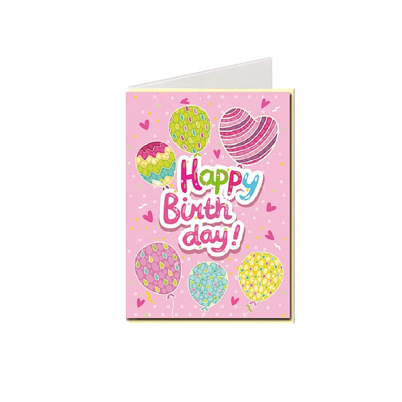 Myway Greeting Card Printing Customized Blank Handmade Tamil Love Greeting Card Cartoon Gift Custom Letters Europe Craft Toxic