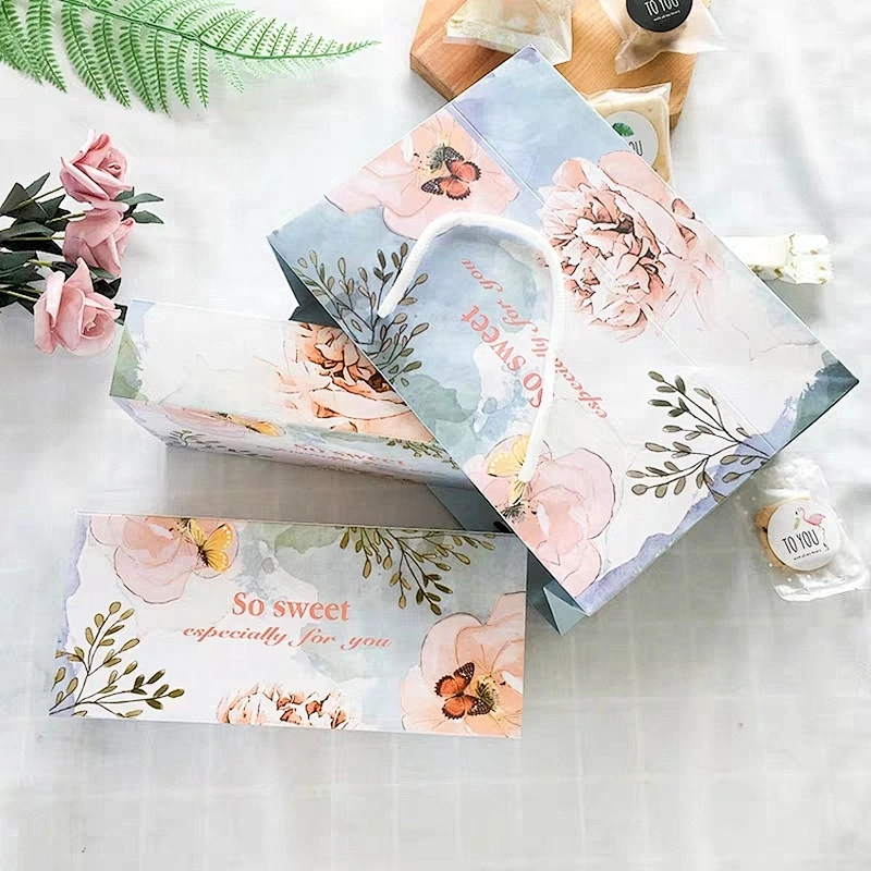 Customize Design Shopping Paper Bag Printing Gift Item Time Industrial Surface Packaging   Paperbag