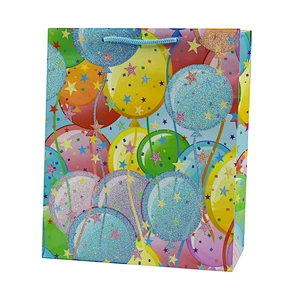New design art paper bag CMYK printing with light lamination  for packing gifts and others