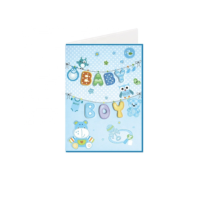 Myway Greeting Card Printing Customized Blank Handmade Tamil Love Greeting Card Cartoon Gift Custom Letters Europe Craft Toxic