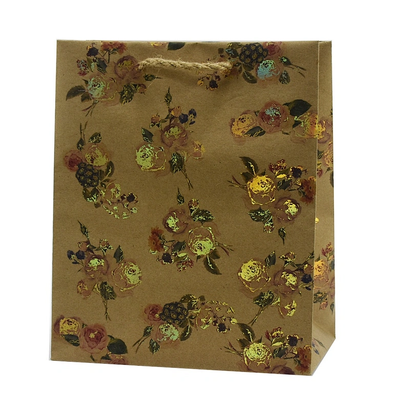 Customize Design Brown Cowhide gift packaging Bag Newest sale Recyclable Packaging