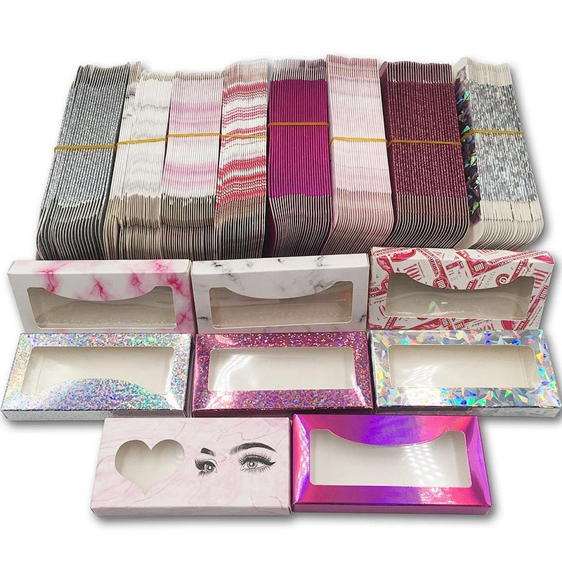 Hot sales clear window printing box for packing eyelash and other jewelry and gifts