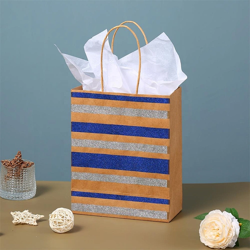 Paper Bags Craft Paper Customize Design Shopping Paper Bag Printing Gift Packaging Pcs