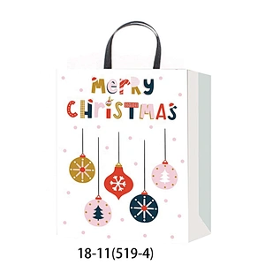 New arrived high quality fashion gift packaging Bag Good style Various Christmas Coated Paper bag Packaging