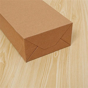 Surprise price hot sales kraft paper bag with for packing wine and other gifts
