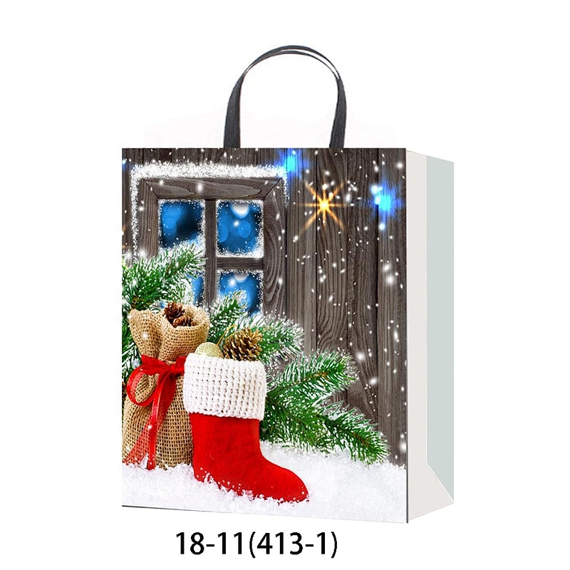 Cheap promotional gift Customized Size Bag Good style Christmas gift bag Packaging