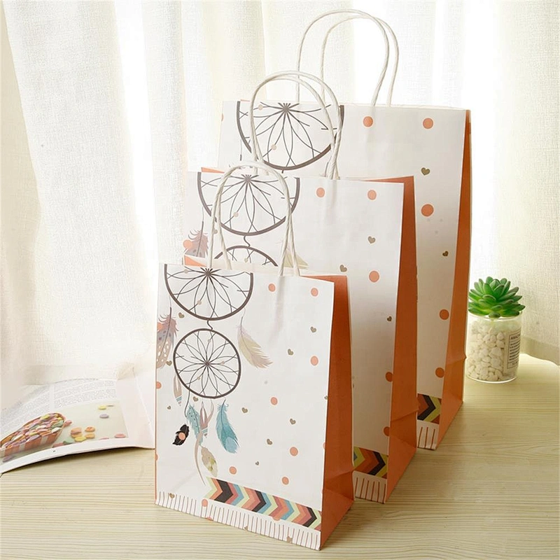 Carry Bag Paper Bags Craft Paper Customize Design Shopping Paper Bag Printing