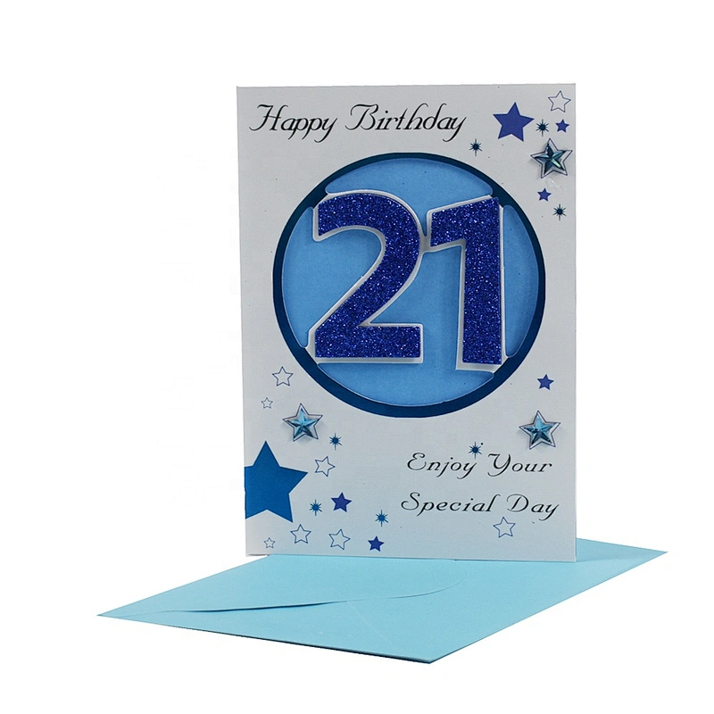 Birthdays Cards Factory Custom Bulk Business Collectible OEM Customized Art Technics Logo Item Paper Die Color Design Printing