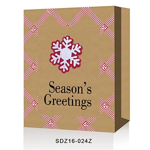 Christmas Packing Shopping paper Gift Bags With Logo Popular Gift Packaging Bag Various Christmas Gift Bag Packaging