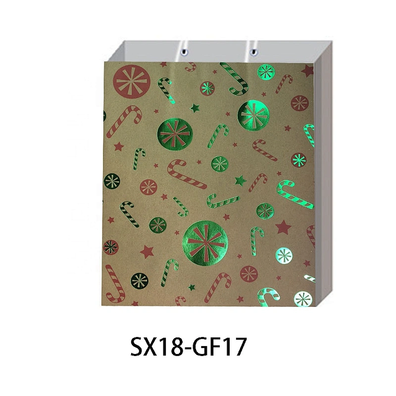Excellent quality Christmas gift bag excellent quality Hand Length Handle paper Packaging