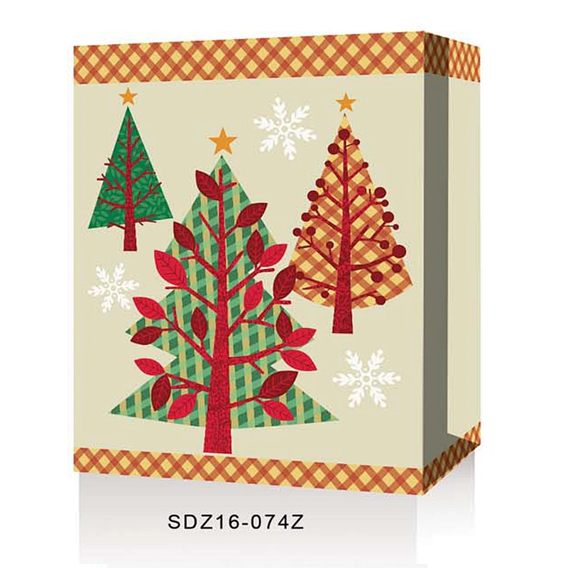 Christmas Paper Bag Gift Bags With  Customized Logo Gift Packaging Bag Various