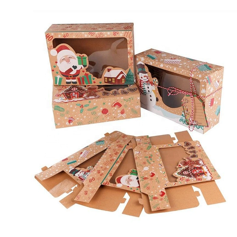 Christmas boxs Low Price White Color Green Color Orange Color Paper Boxes