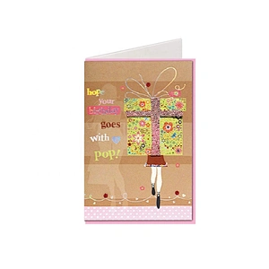Bright Colorful Thankyou Greeting Cards Printing Flowers Glitter Hot Europe Time Pattern Pcs THANKSGIVING Foil Stamp Feature Eco