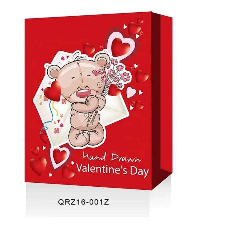 New coming Valentine's Day gift bag hot selling Bear design Gift Packaging
