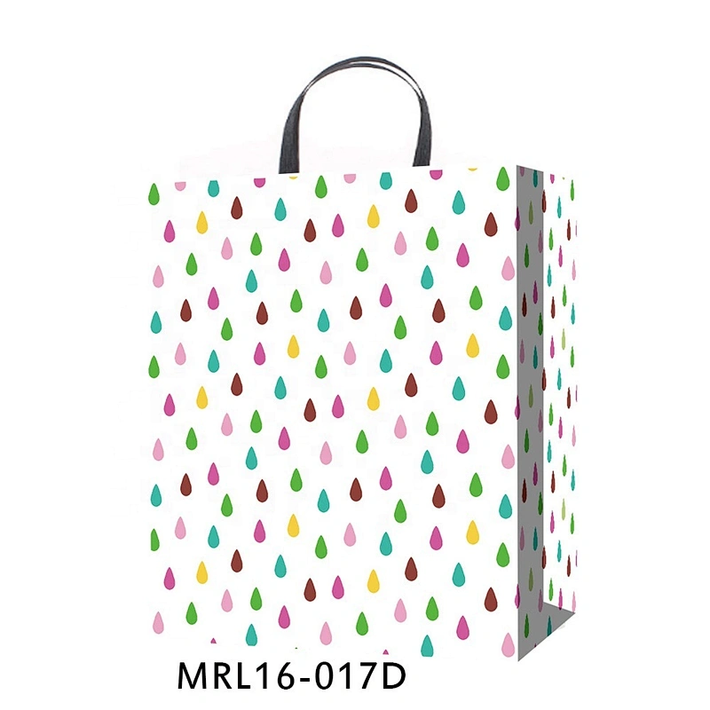 Factory new arrival gift bag Customized good quality Spotted paper Packaging