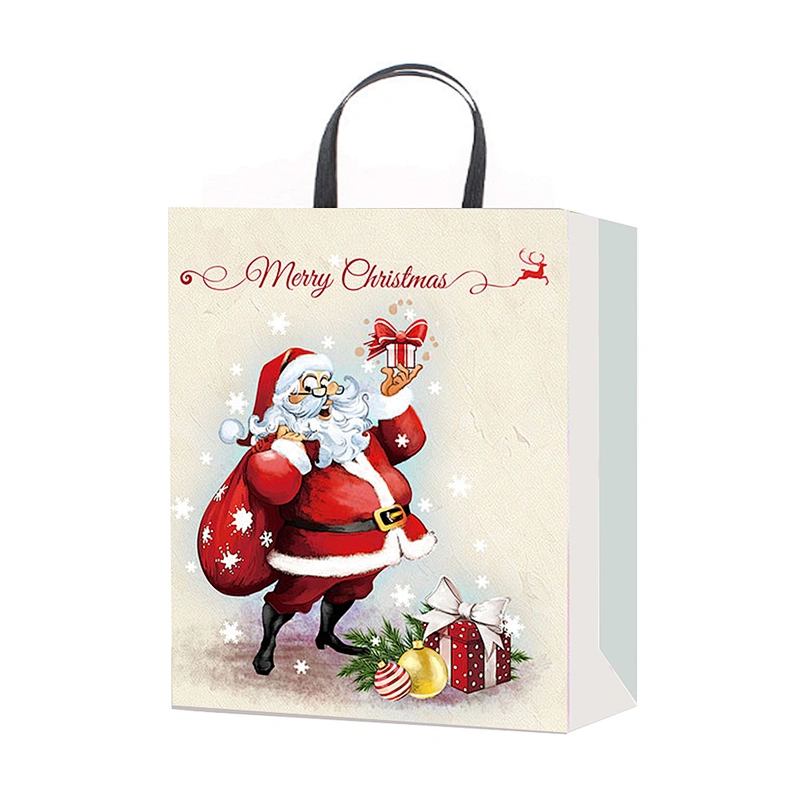 Paper Bag Gift Bags Christmas With  Customized Logo Gift Packaging Bag Various