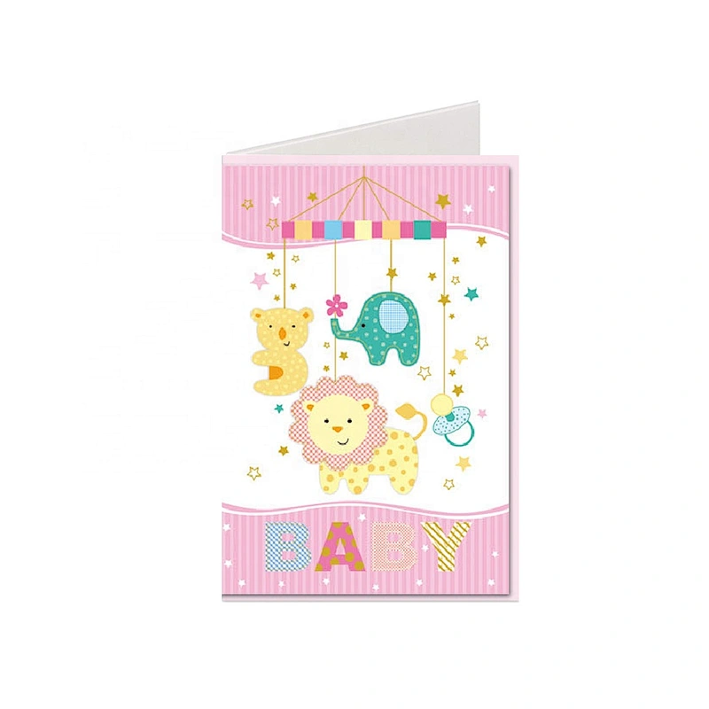 Myway Greeting Card Printing Customized Blank Handmade Tamil Love Greeting Card Cartoon Gift Custom Letters Europe Craft Toxic