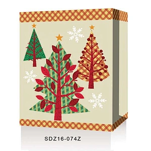 Christmas Paper Bag Gift Bags With  Customized Logo Gift Packaging Bag Various Christmas
