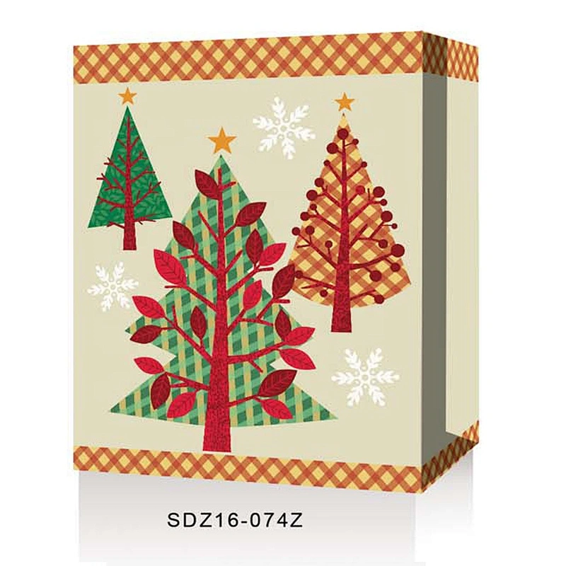 Christmas Paper Bag Gift Bags With  Customized Logo Gift Packaging Bag Various Christmas