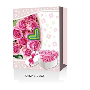 Competitive price Valentine's Day gift bag hot selling rose pattern Packaging