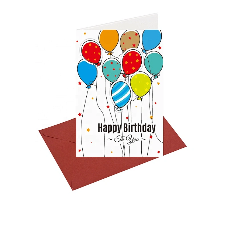 Myway Greeting Card Printing Customized Blank Handmade Tamil Love Greeting Card Cartoon Gift Custom Letters Europe Craft Toxic