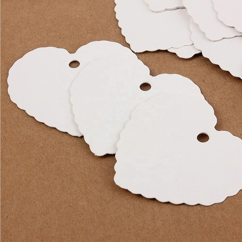 Surprise price hot sales gift tags with heart shape kraft paper for packing gifts