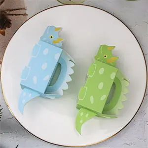 lovely dinosaur  paper box CMYK printing design for packaging gifts