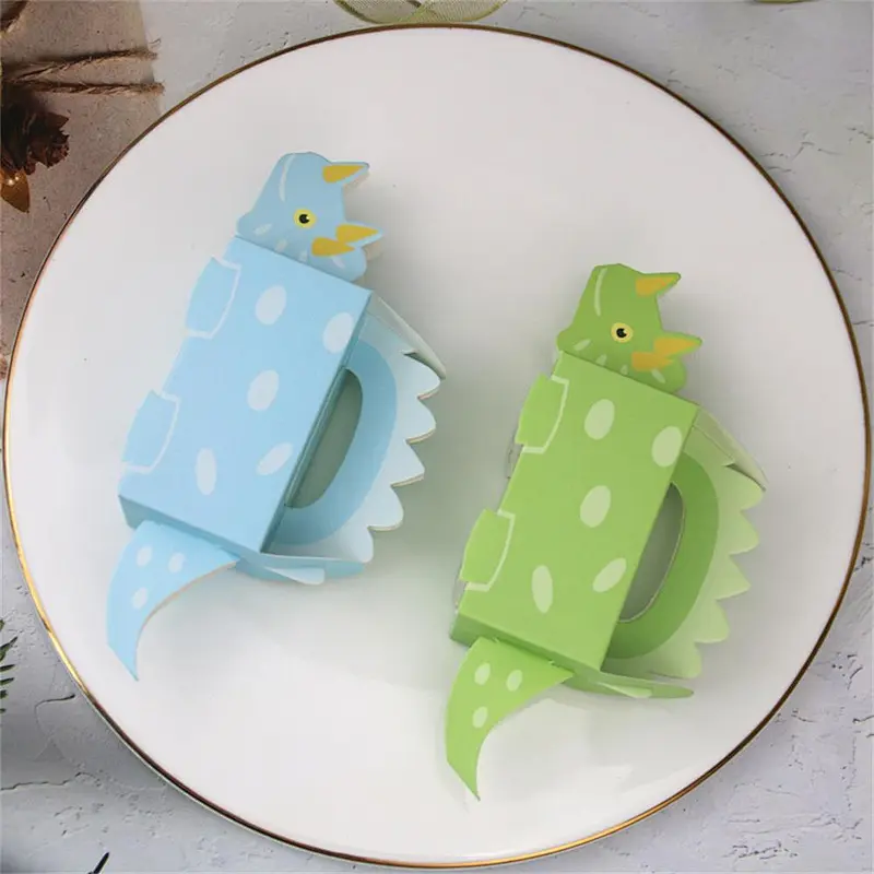 lovely dinosaur  paper box CMYK printing design for packaging gifts