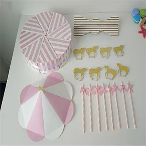 New design cardboard paper wedding gift box packaging with ribbon for packaging sweets and gifts