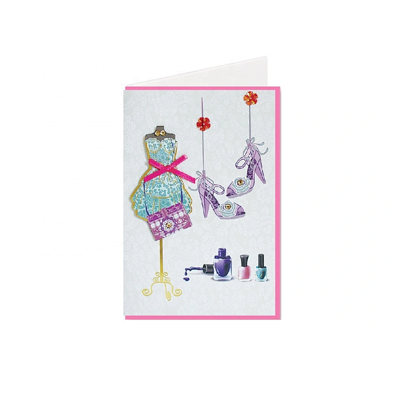 Myway Greeting Card Printing Customized Blank Handmade Tamil Love Greeting Card Cartoon Gift Custom Letters Europe Craft Toxic