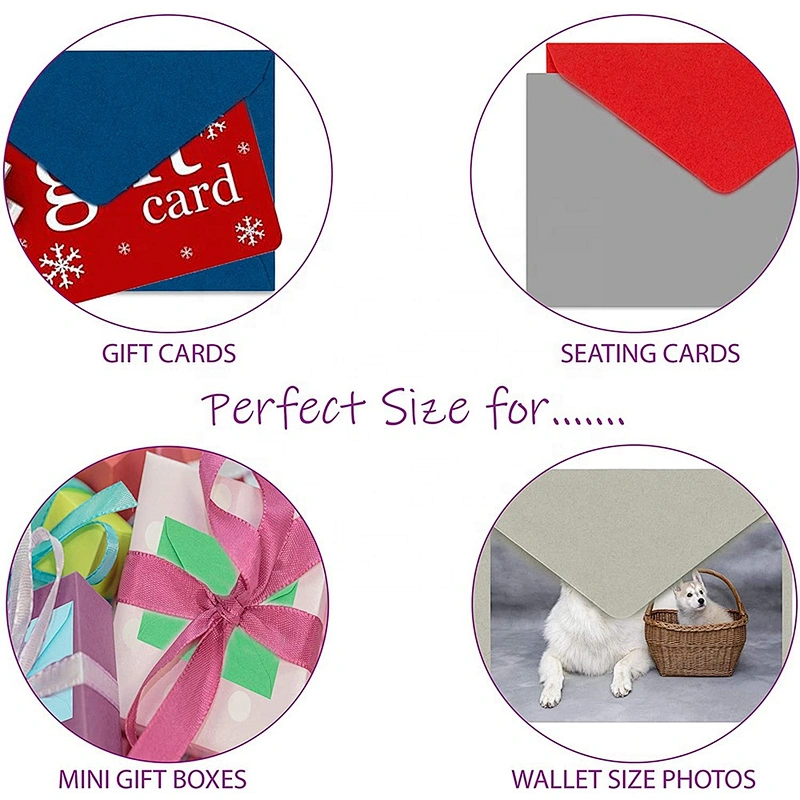 Custom Envelope  Paper  Office Blank Cards With Envelopes Customized Printing Logo