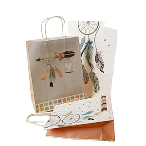 Carry Bag Paper Bags Craft Paper Customize Design Shopping Paper Bag Printing