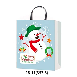 Professional china supplier Hand Length Handle Bag Good style Various Christmas gift bag Packaging